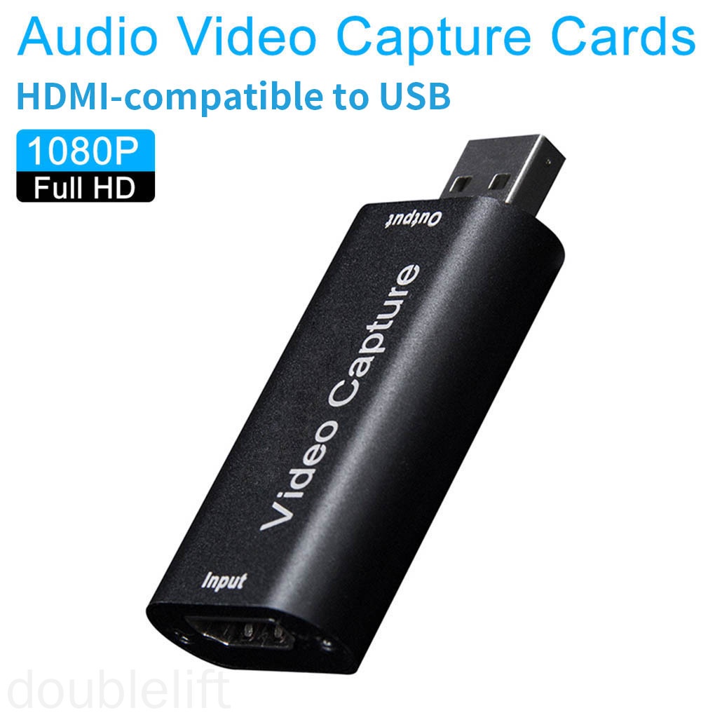 USB 2.0 Capture Card Computer Gaming 1080P Video Capture Device Audio Video Recording Card doublelift store