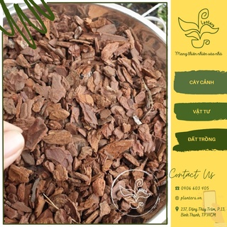 Vỏ Thông Vụn Hạt Ngô 1Kg - Giá Thể - Vỏ Thông - Size Hạt Ngô