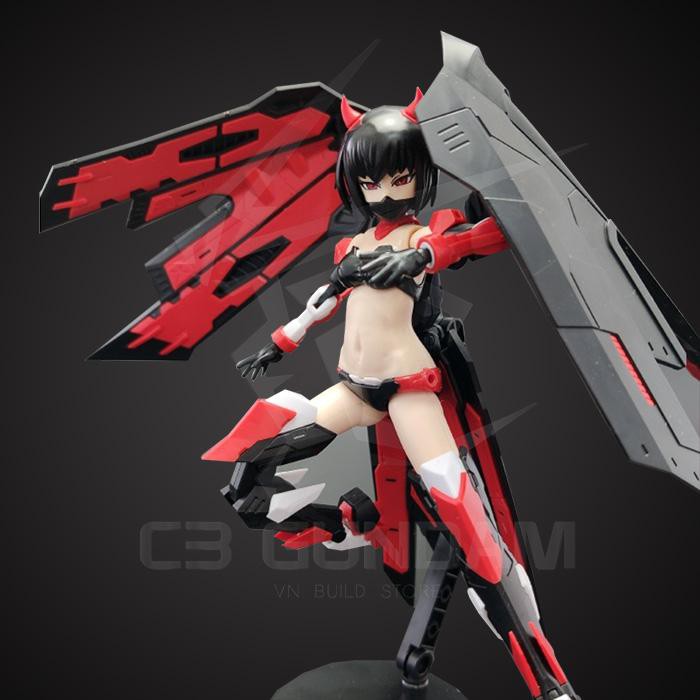 MÔ HÌNH GUNDAM BANDAI FUTURE MODEL - WEAPON GIRL 02 DEATHSCYTHE & HIRA SET OF 2