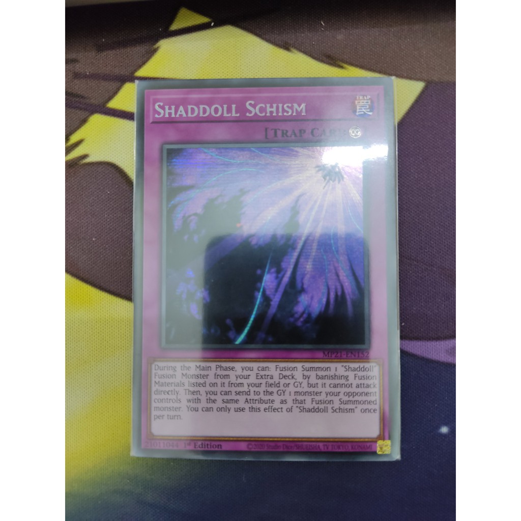 1 lá Thẻ bài Shaddoll Schism - MP21-EN152 - Prismatic Secret Rare 1st Edition