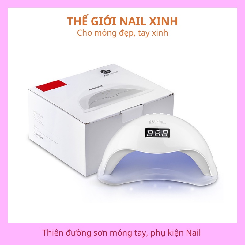 Máy hơ gel mini máy hơ gel hơ móng SUN 5 48W đèn hơ UV/LED  phụ kiện nail giá rẻ uy tín