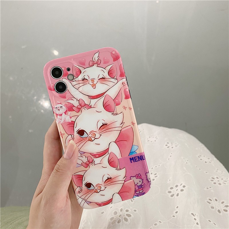 Ốp lưng iPhone iPhone 11 Pro Max / iPhone12 / Ốp lưng iPhone X / iPhone 7 Plus / iPhone 8 / iPhone 6 / iPhone 11 Ốp lưng TPU Mary cat chống rơi