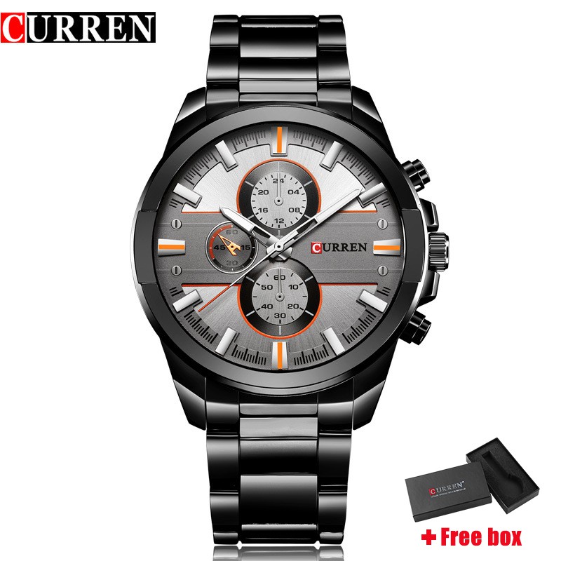 Đồng hồ Quartz Curren 8274 bằng thép không gỉ chống thấm nước thời trang thanh Cho Nam