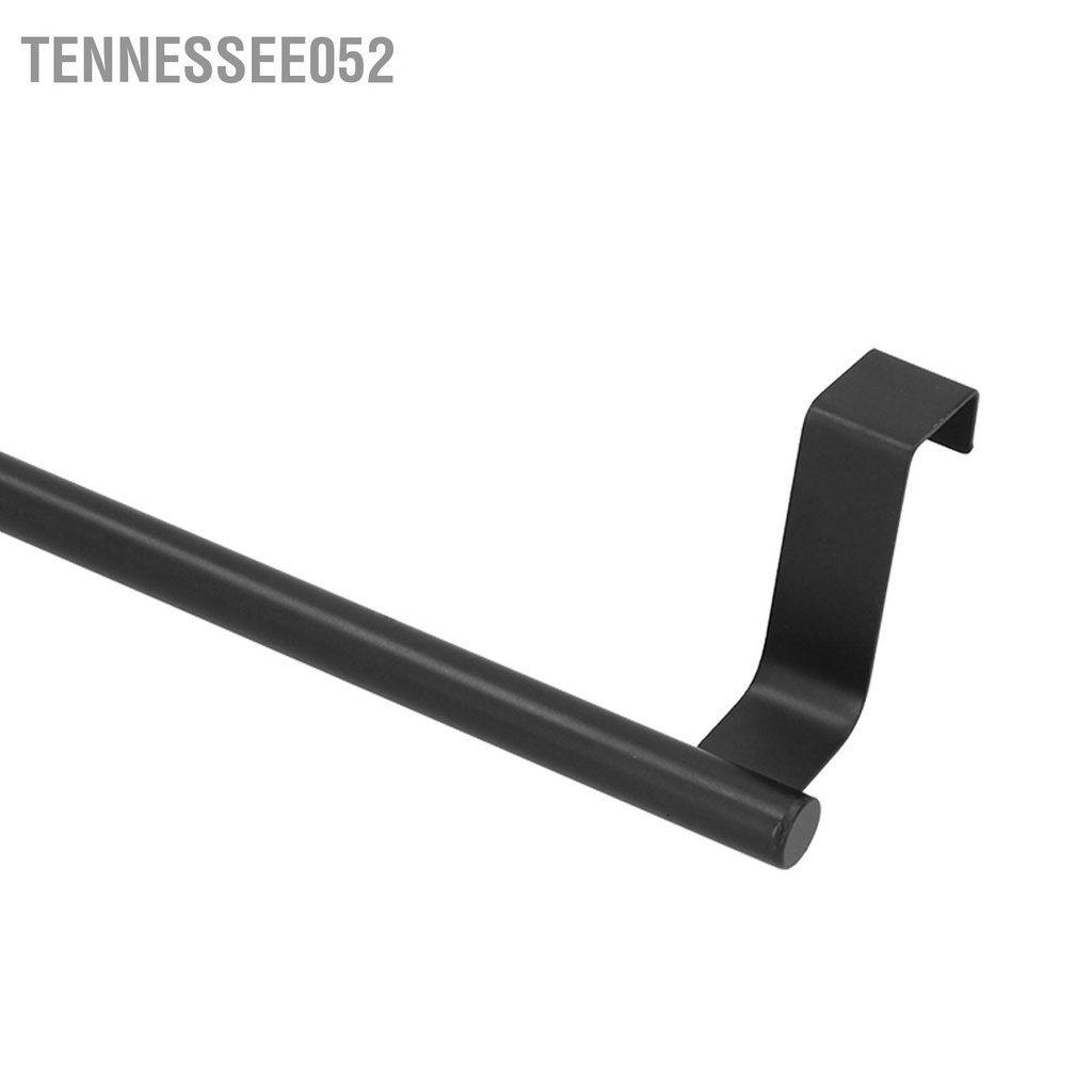 Set 2 Giá Treo Khăn Gắn Cửa Tủ Màu Đen Không Cần Khoan Lỗ Tiện Dụng Cho Gia Đình / Khách