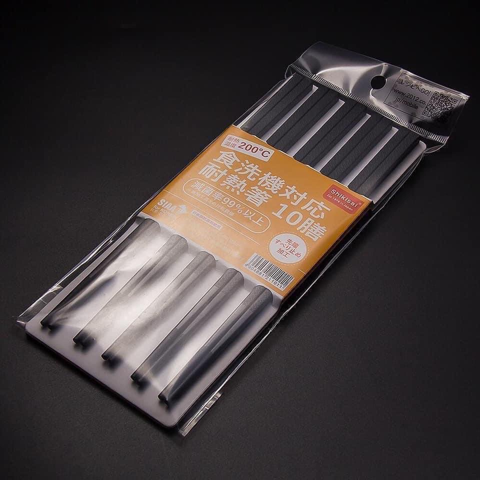 Đũa kháng khuẩn Shikisai Nhật Bản ( bộ 10 đôi)