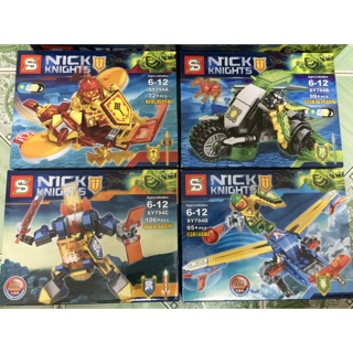 Mẫu Mô Hình Lego SL Sy794 (A-D) Nexo Knights