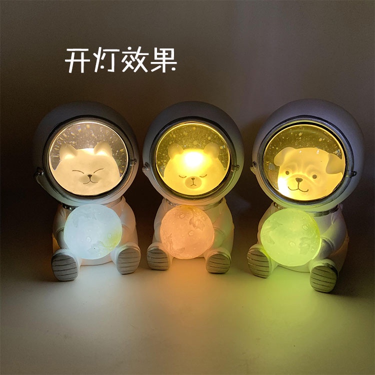 Đèn ngủ mèo, gấu phi hành gia siêu kute