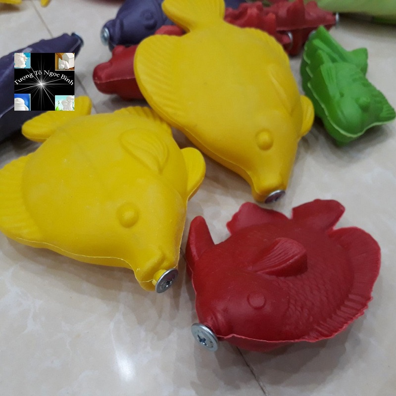 Cá nhựa câu cá♦ Sỉ 2.5kg cá đã vít♦Hàng việt nam loại đẹp ♦Đa dạng các loài bé tha hồ chơi khám phá trò chơi câu cá