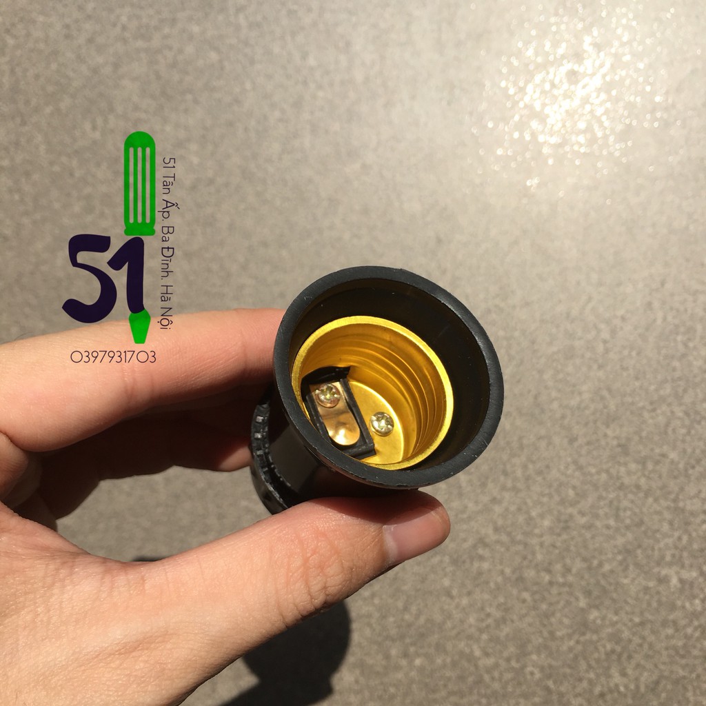 Đui đèn xoáy Vinaka | Đui xoáy thẳng gắn tường - Đui treo - Đui chếch