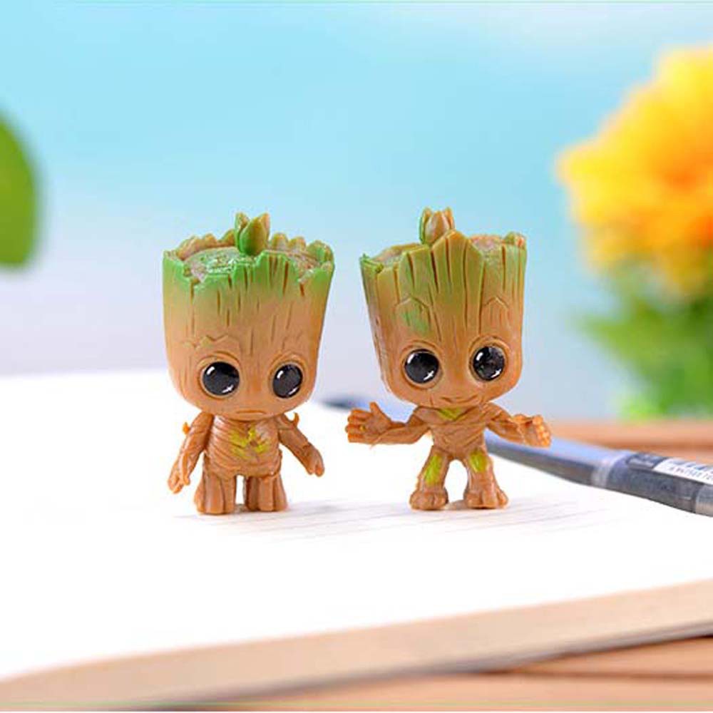 Set 4 đồ trang trí nhân vật Groot phim vệ binh dải ngân hà