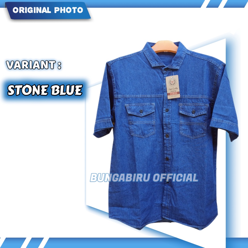 Áo Sơ Mi Nam Ngắn Tay Quần Jean JUMBO Cao Cấp LEVIS KPD16C