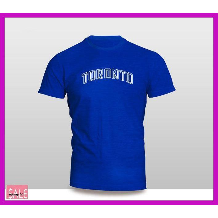 Áo Thun Bóng Chày In Logo Toronto Blue Jays Số 9 Màu Trắng / Xanh Dương Asliii