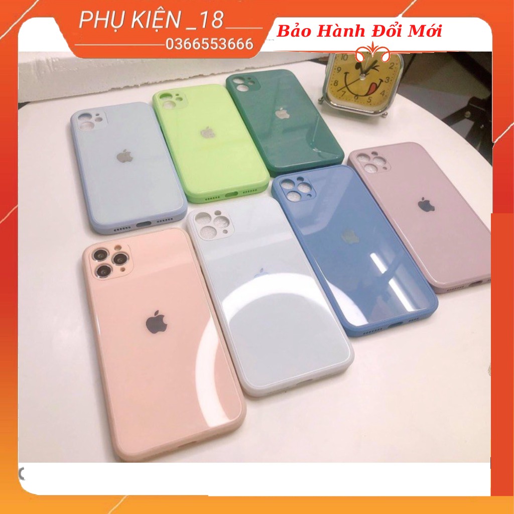 Ốp Lưng Kính Viền Vuông Giả iphone 12 | BigBuy360 - bigbuy360.vn