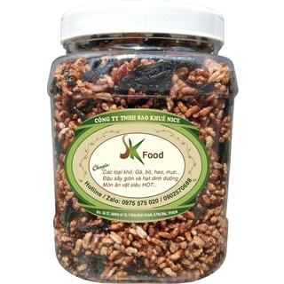 500G Gạo Lứt Rong Biển Sấy Giòn Thơm Ngon Hiệu SK FOOD