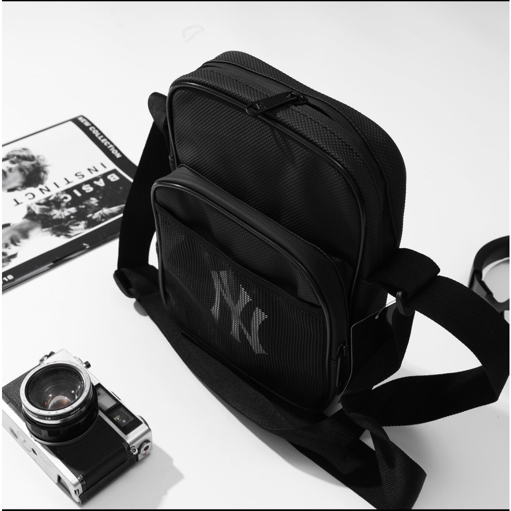 Túi Đeo Chéo ADIDAS, NIKE, MLB NY Vintage Đen Mini Bag Black thời trang siêu đẹp, full tag