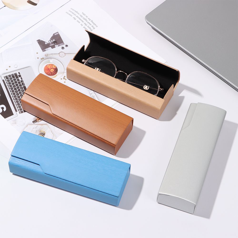 Hộp đựng mắt kính chống thấm nước họa tiết vân gỗ