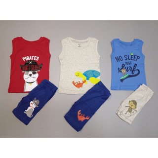 Bộ cotton bé trai sát nách carter 1 đến 6-7 tuổi