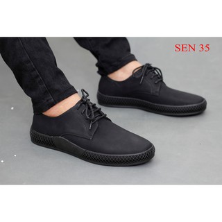 (SEN 35 ) GIẦY DA BÒ THỦ CÔNG 100%