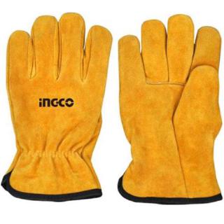 Găng tay vải da ingco hgvc02