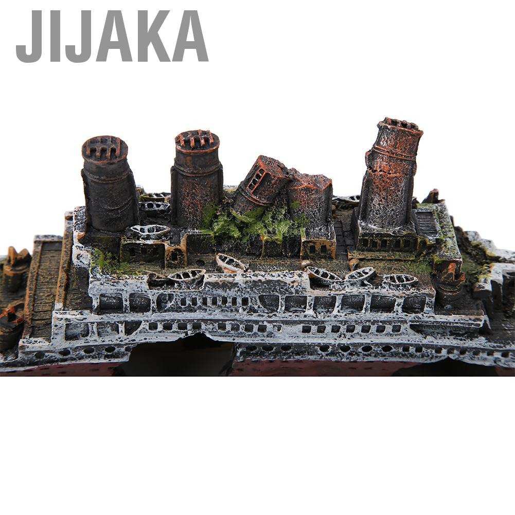 Titanic Lost Wrecked Boat Ship Aquarium Decoration Ornament wreck ornaments