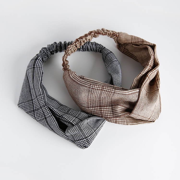 Băng đô họa tiết caro - UniLabel