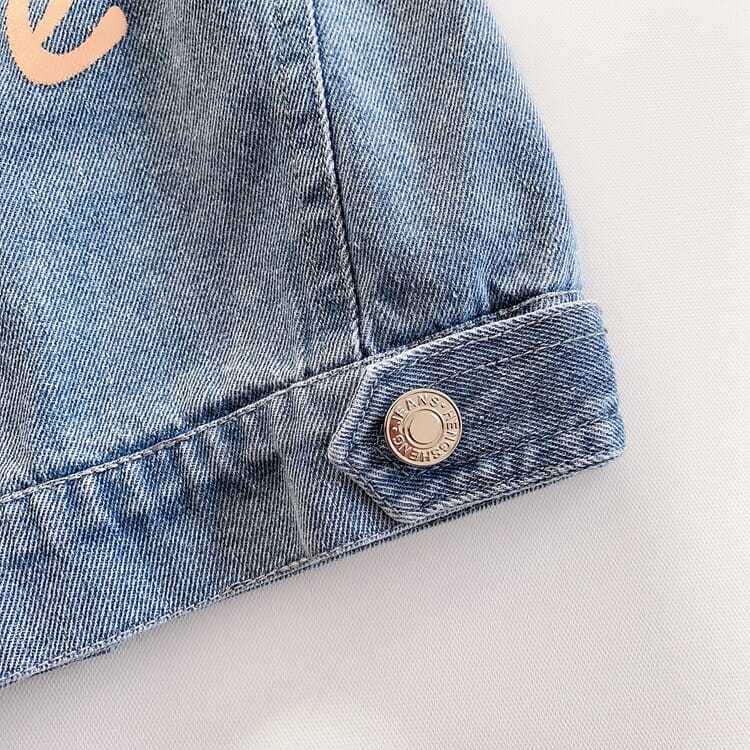 Áo Khoác Denim Không Tay Mềm Mại Thời Trang Mùa Xuân 2022 Dành Cho Bé Trai