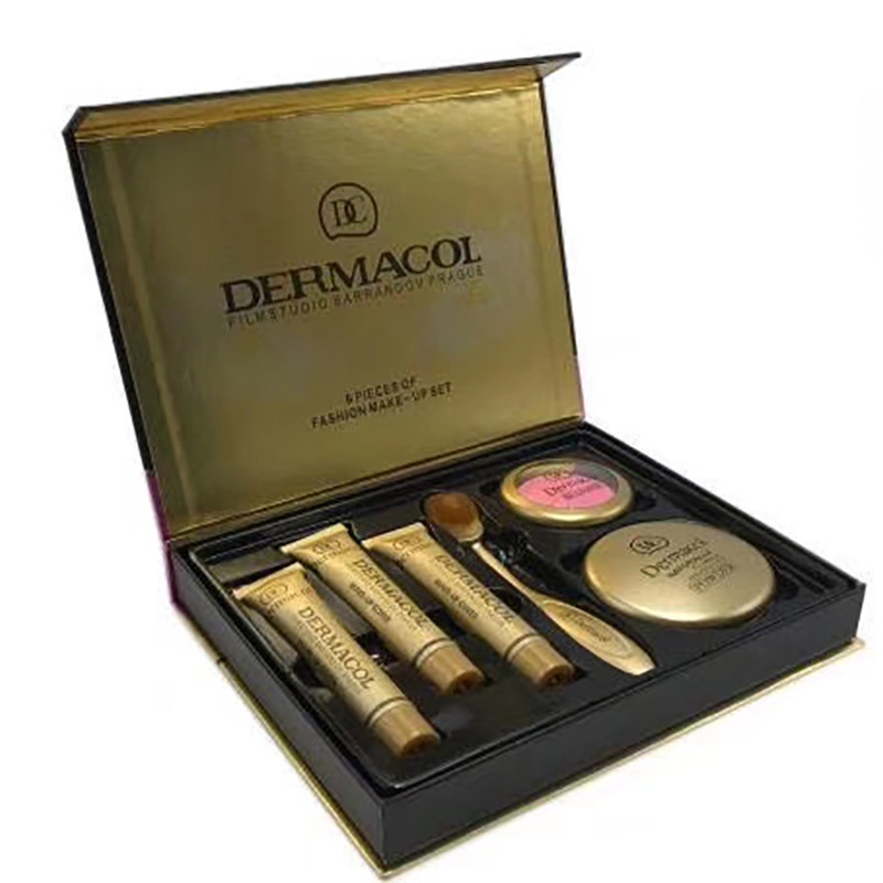 [Hàng mới về] Kem che khuyết điểm dạng lỏng Dermacol màu đỏ tiện dụng