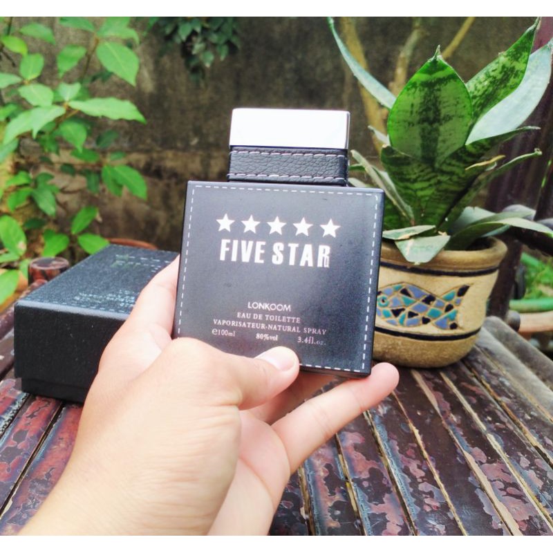 Nước hoa nam chính hãng FIVE STAR 5 SAO LONKOOM 100ml mùi hương nam tính mạnh mẽ sang trọng thơm lâu | Thế Giới Skin Care