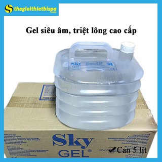 Gel Siêu Âm Triệt Lông Màu Trắng SKY Malaysia Cao Cấp
