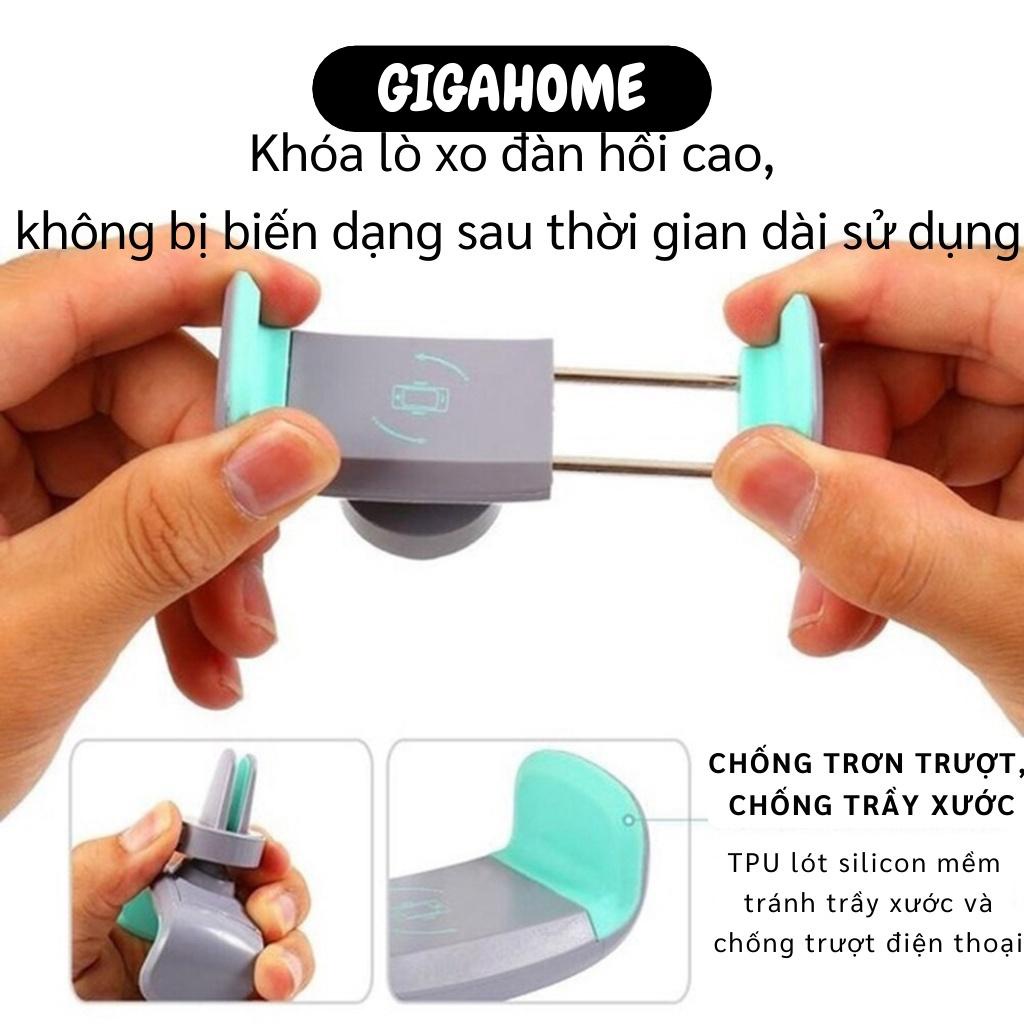 Giá Đỡ Điện Thoại Trên Ô Tô GIGAHOME Kẹp Điện Thoại  Xoay 360 Độ,  Chống Rung Tiện Ích 10519