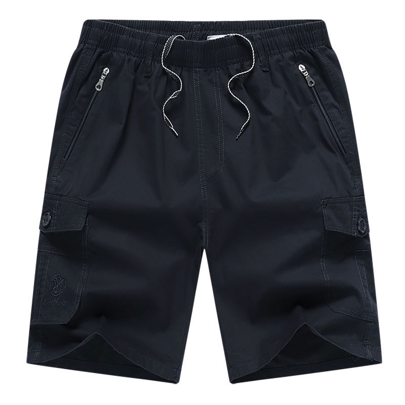 Quần short cotton ống rộng thời trang đi biển cho nam