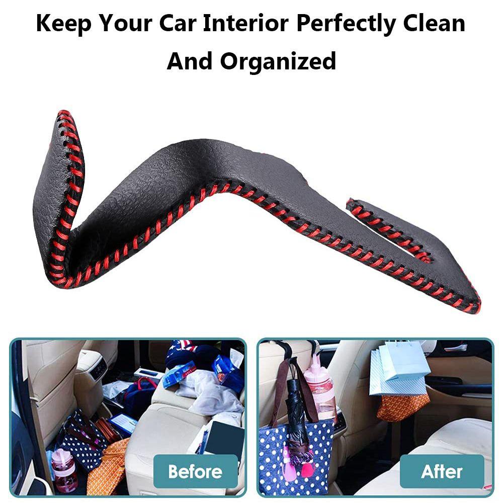 Bộ 2 Móc Treo Túi Đựng Đồ Gắn Sau Ghế Xe Hơi Tiện Dụng Giá Đỡ