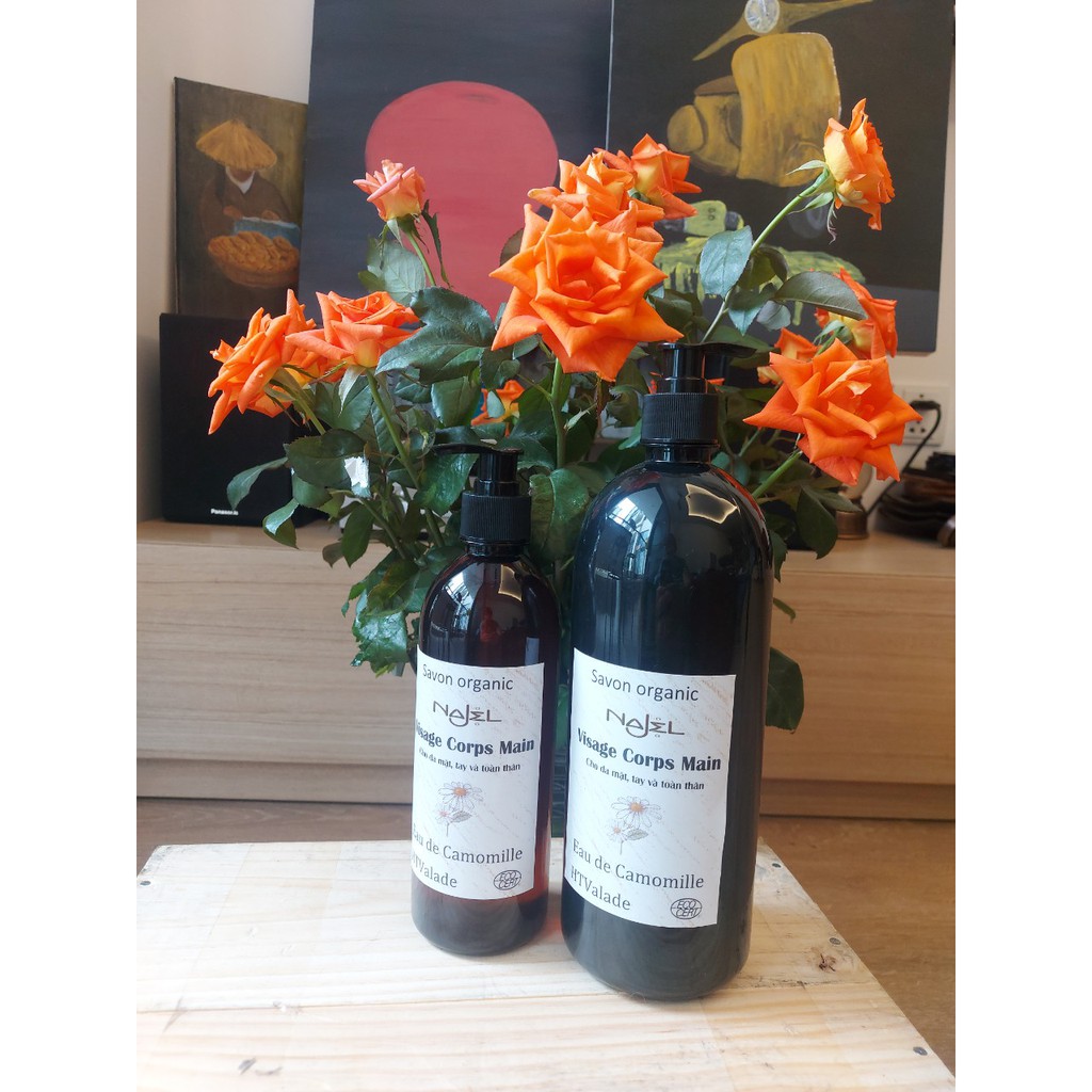 Sữa tắm và rửa mặt hoa cúc Najel 2in1 200ml, 500ml, 1000ml | BigBuy360 - bigbuy360.vn