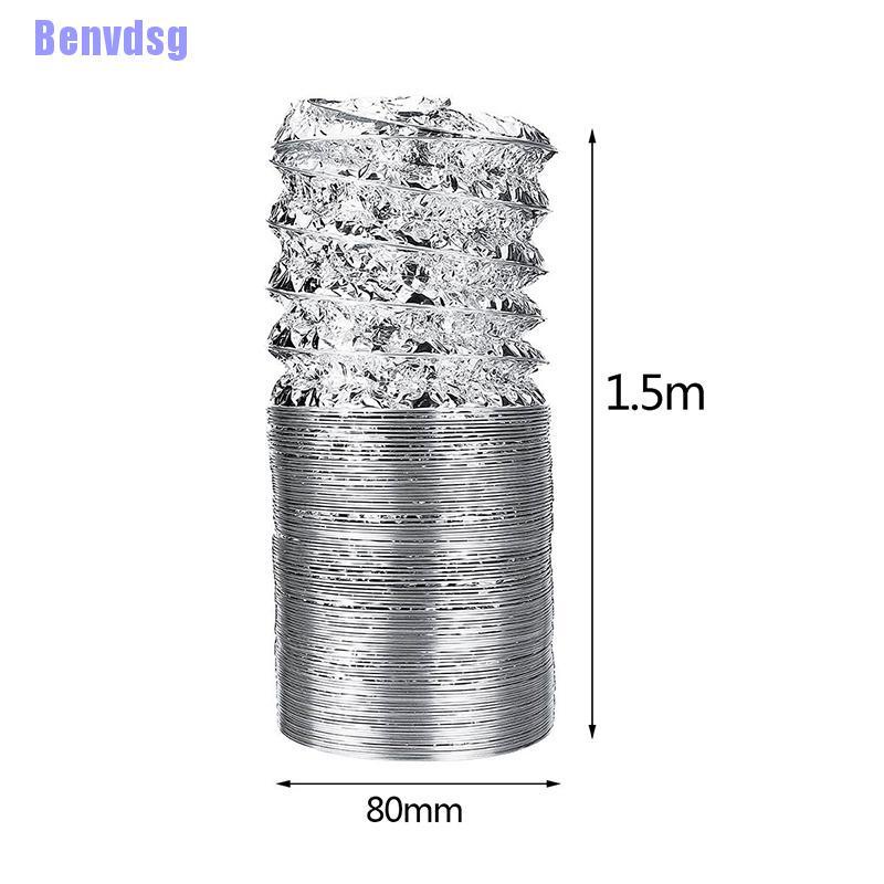 Lỗ Thông Hơi Bằng Nhôm Linh Hoạt 3.1inch Dài 1.5m