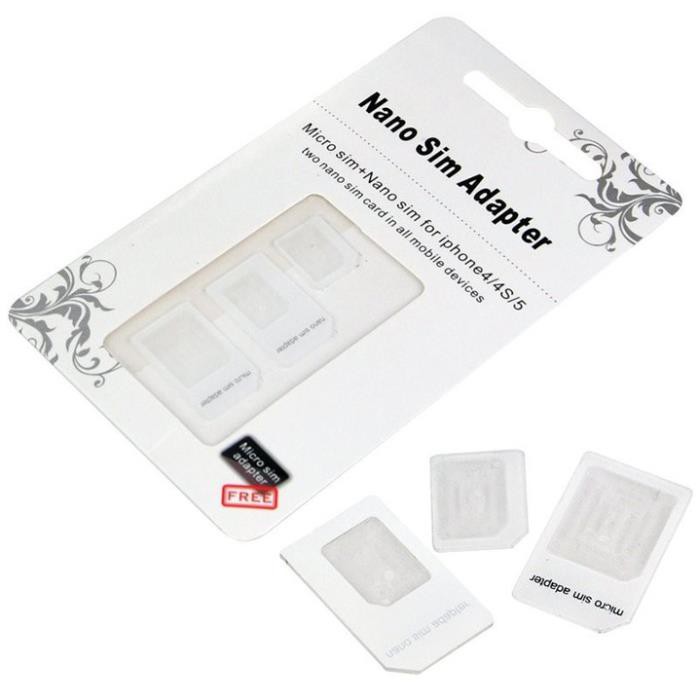 Bộ chuyển đổi sim Noosy tặng thêm 1 que trọc sim