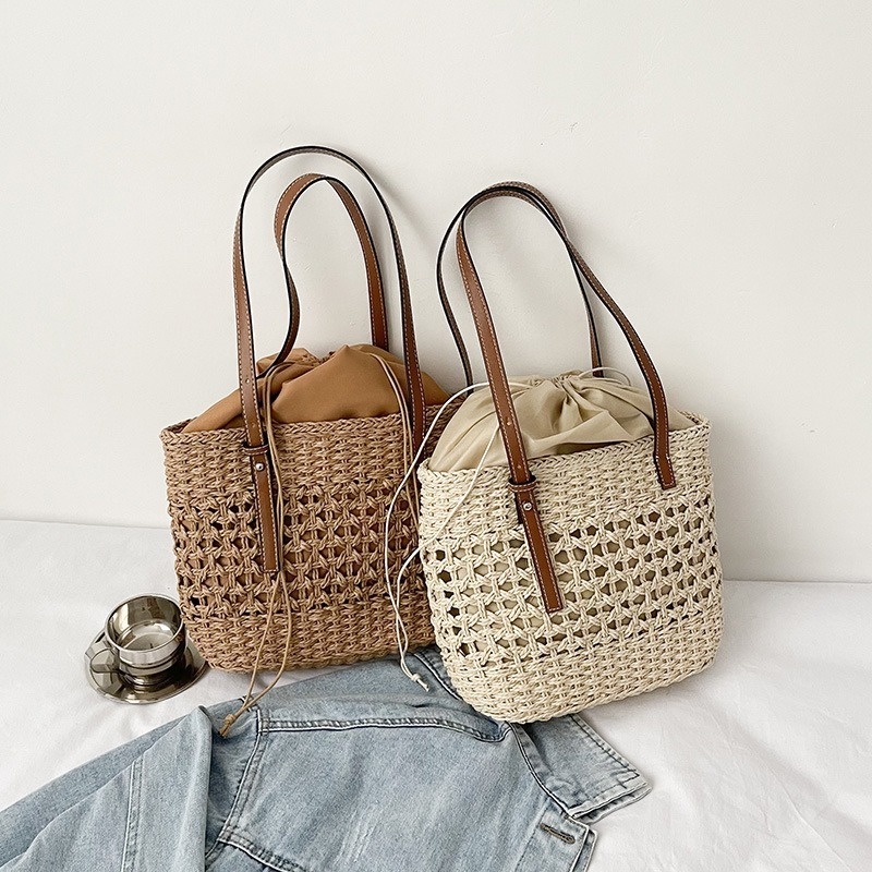 Túi Rơm Đeo Vai Cỡ Lớn NB00245