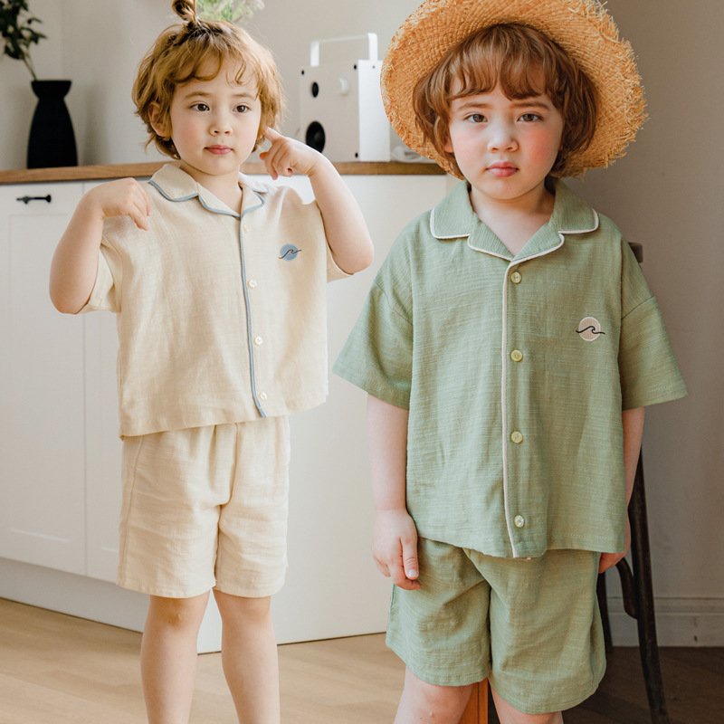 Bộ đồ bé trai/bé gái Bebezoo cộc tay cao cấp _ Pijama Basic