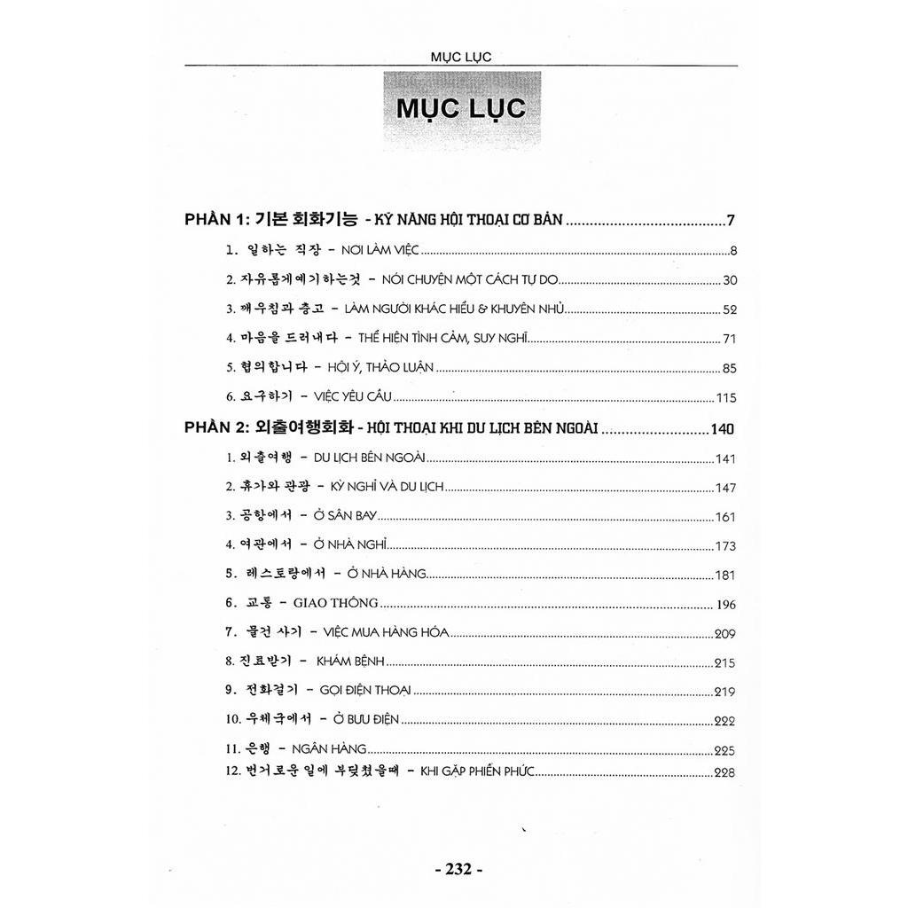 Sách Kỹ Năng Đàm Thoại Nghe & Nói Tiếng Hàn  - Kèm CD