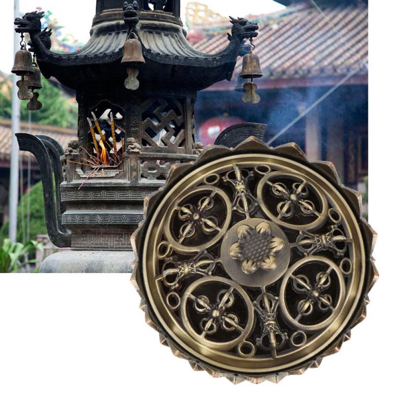 Đế hương trầm hình hoa độc đáo làm từ hợp kim