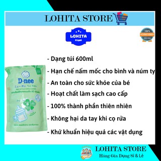 Nước rửa bình sữa Dnee Organic 600ml