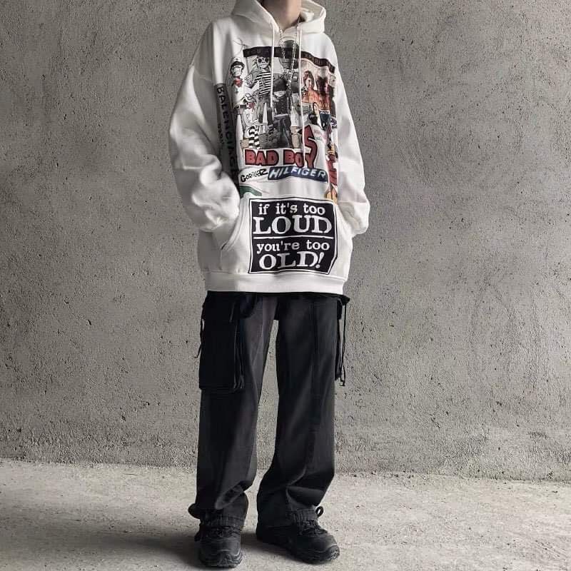 Áo nỉ mũ hoạt hình BOY HS6