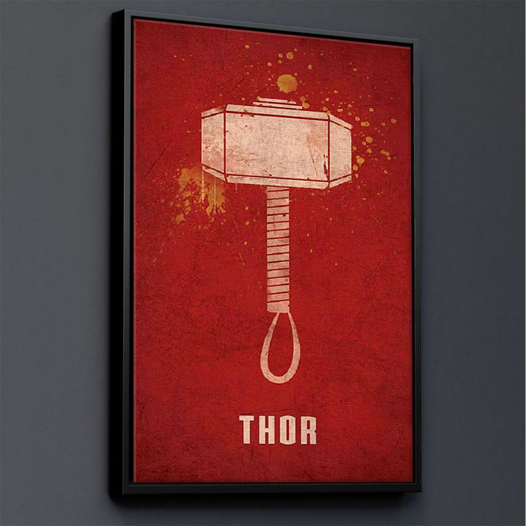 TRANH CANVAS SIÊU ANH HÙNG MARVEL treo tường in theo yêu cầu - THOR 4