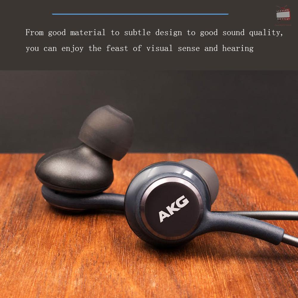 A Magnetic Metal Earphone IG955 Wired 3.5mm In-ear with Microphone Volume Control Compatible with S8 (Black)