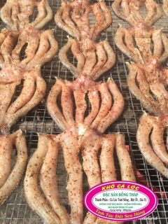 1KG KHÔ CÁ LÓC ĐỒNG THÁP 5-6 con