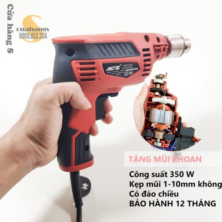 Máy khoan ACZ 6603 - BH 12 tháng