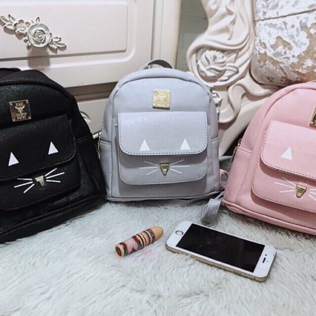 Balo Thời Trang Da Mini Vừa Sách Cực Cute