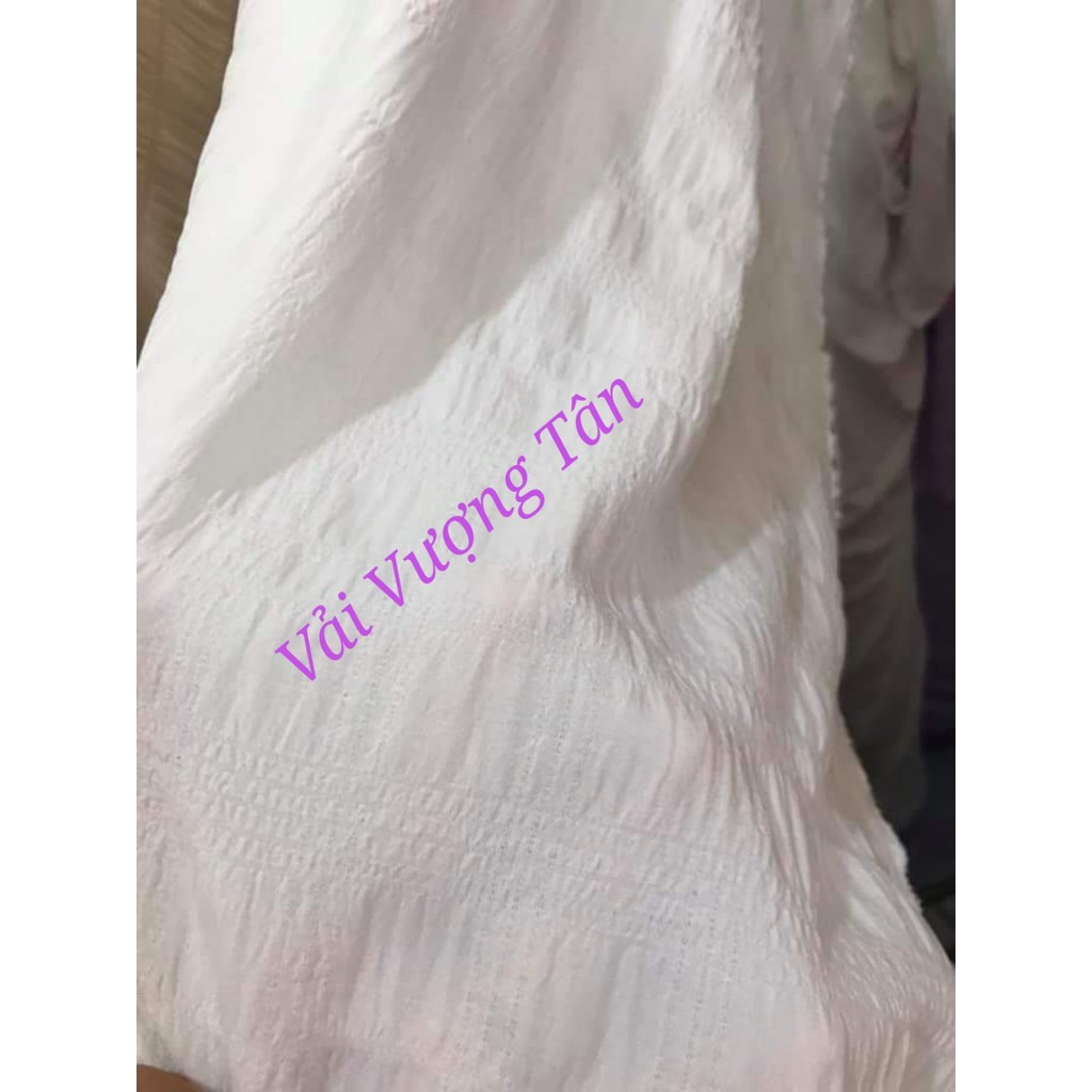 Vải xốp nhăn
