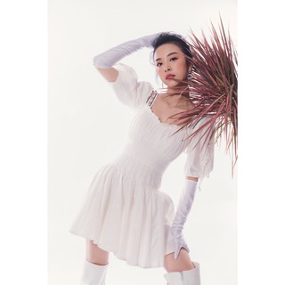 MAVEN - Đầm trắng xoè Koche' Dress