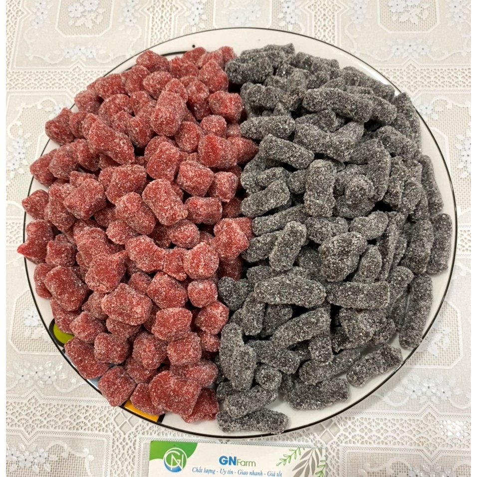 Kẹo Dâu Tây Mix Kẹo Dâu Tằm Siêu Ngon Đặc Sản Đà Lạt - 500g