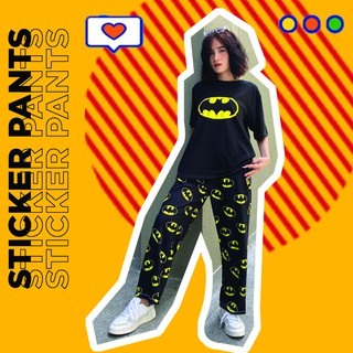 [STICKER PANTS] | Quần Hoạ Tiết Ống Suông | made by Méow